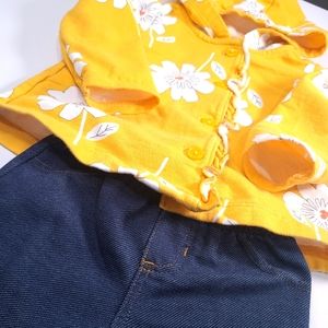 Carter's Baby Girl 2 piece outfit set